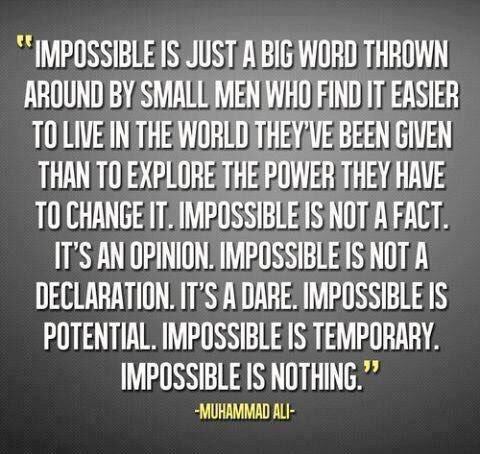 agbilityjo's tweet image. Love this ..Impossible is Potential @richagbility @corene_walker #unlockingpotential #mindset #letschallenge #healthydisruption