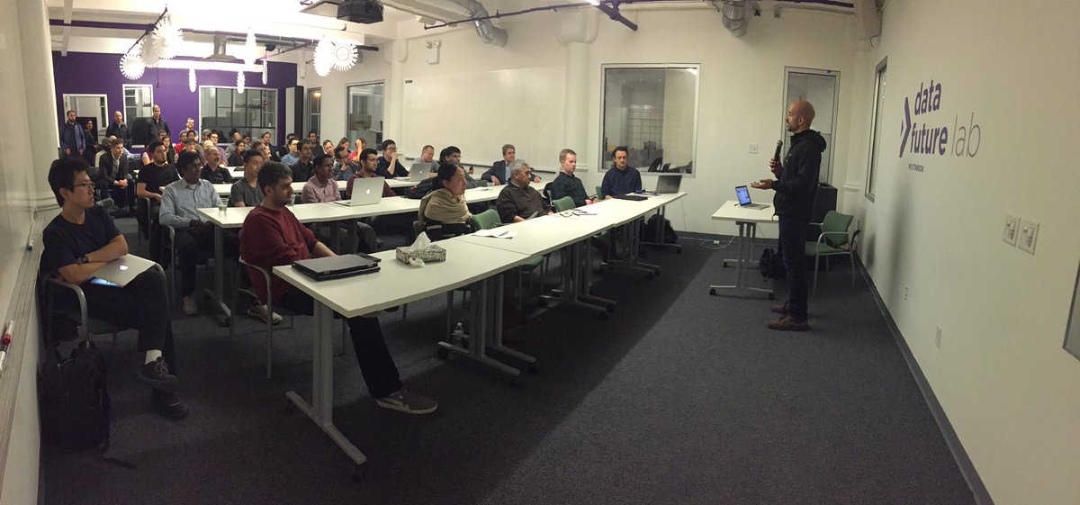 NYUFutureLabs's tweet photo. .@ceonyc kicking off #Stackuptalks tonight at the @NYUFutureLabs. Great to host this talented community at our home. #techstack #codeislife https://t.co/Gj2J7QSR4O