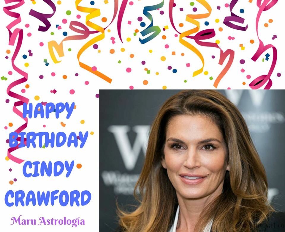 HAPPY BIRTHDAY CINDY CRAWFORD!!!!   
