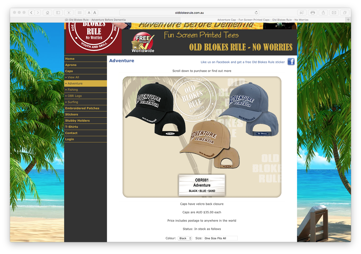 BoorerJohn's tweet photo. Live the #life of #adventurebeforedementia &amp; #lookthepart in one of our #caps. Great for keeping the #sun off #TheOldBlokes #face. https://t.co/ZcqDWMADKH