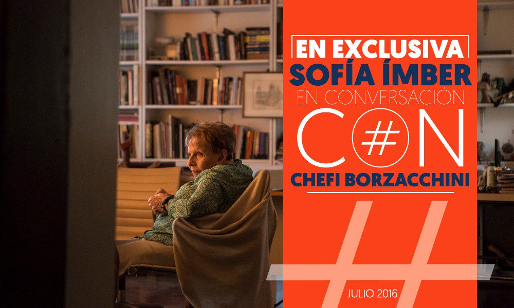 contrapuntovzla's tweet photo. #EntrevistaCTP a Sofía Ímber #Jul2016: "Este gobierno convierte en mierda todo lo que toca" https://t.co/kQakLNmCBs https://t.co/MLjvqfaZWI