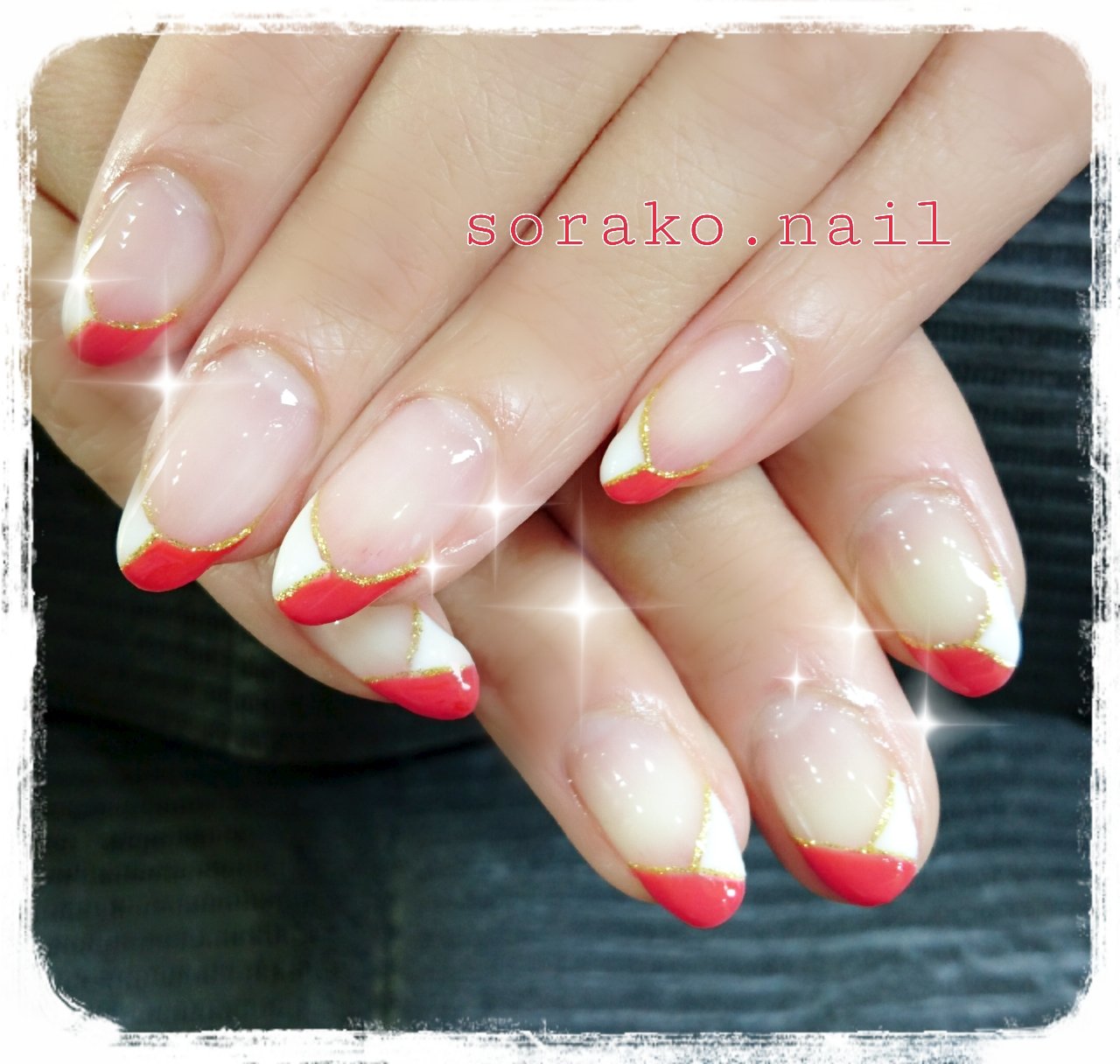 Sorakoネイルatひたちなか Twitterren 赤 白フレンチ おはようございます ひたちなか 今日はすっきり晴れて気持ちの良い朝になりました 今回は持ち込みデザインのこちら 明るい赤とパール入りの白で変形フレンチにして親指だけスワロフスキーで飾りました Sorakoネイルatひたちなか Twitterren 赤 白フレンチ おはようございます ひたちなか 今日はすっきり晴れて気持ちの良い朝になりました 今回は持ち込みデザインのこちら 明るい赤とパール入りの白で変形フレンチにして親指だけスワロフスキーで飾りました