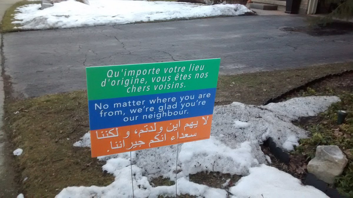 YitzNikdel's tweet photo. One more reason to love Canada #lovecanada #kindness #compationate #Canada #canada150 #Immigrants #neighbours #kwawesome https://t.co/pLvlrVpVo6
