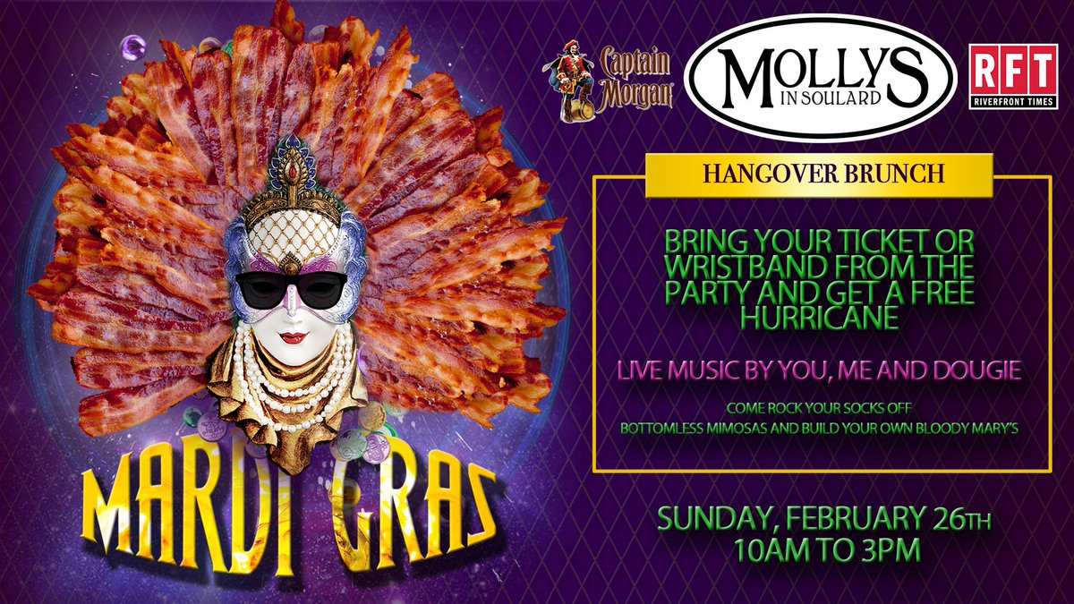 Day after Mardi Gras, Join us for our Molly's Famous Hangover Brunch! facebook.com/events/6751790…
