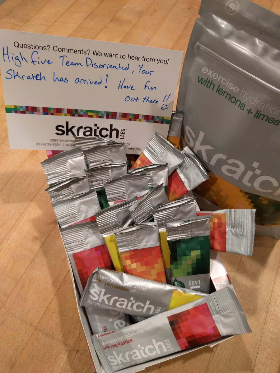 TeamDisoriented's tweet image. Motivated, hydrated for 72 hours of non-stop racing during the FL Sea to Sea!  Our favorite flavor? All of them! @SkratchLabs