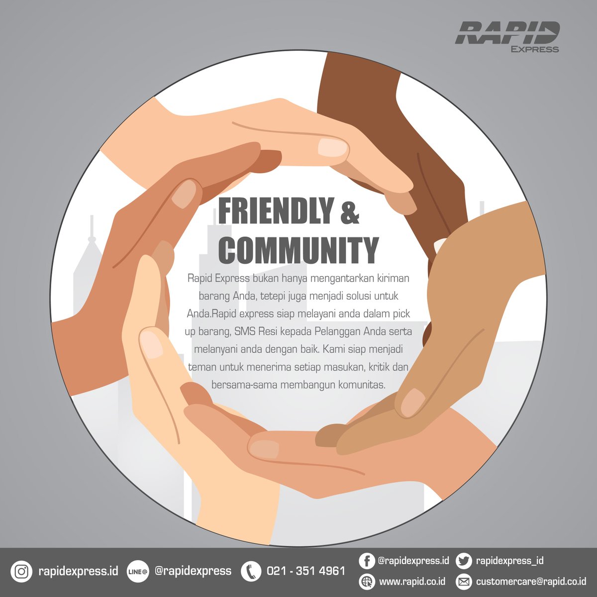 Rapidexpress_id's tweet photo. FRIENDLY &amp; COMMUNITY

Info Rapid Express
Line : @rapidexpress (use @)
Instagram : @rapidexpress.id
Facebook : @rapidexpress.id https://t.co/dpgc1QqhlN