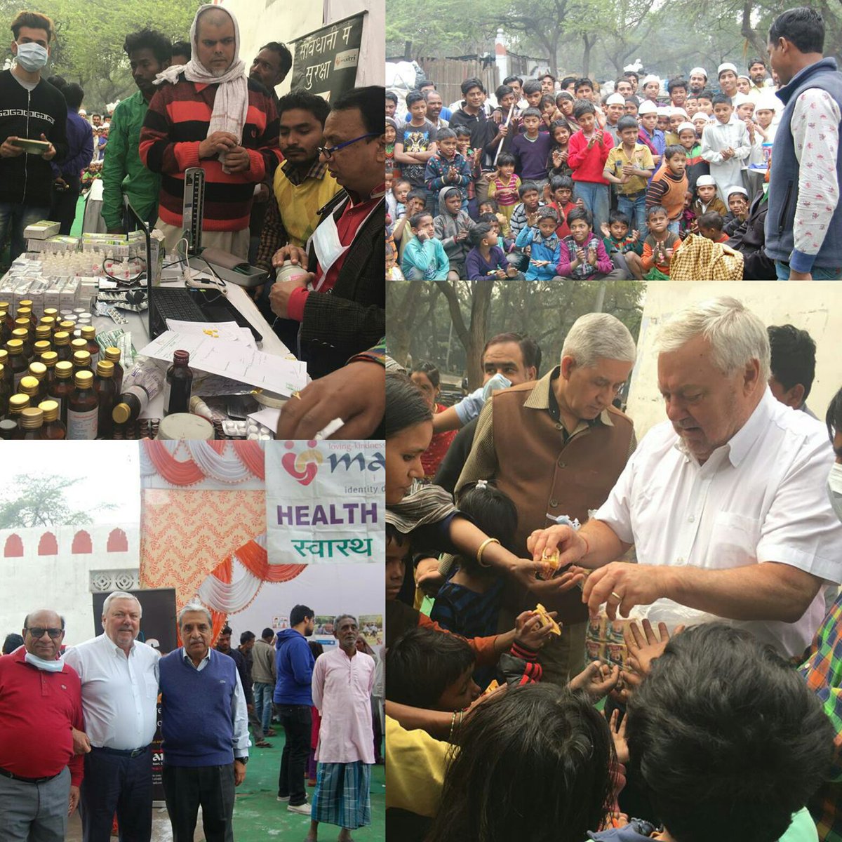 maitriindia's tweet photo. Health camp orgnsed by #Maitri &amp; docs of #ISIC for #migrantworkers &amp; their families in Takia Kale Khan, attended by Dr. Ulf patron of Maitri https://t.co/SKxP45TvAv