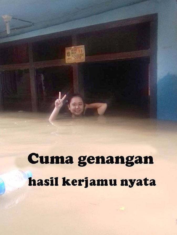 joel_tribu's tweet photo. besok pasti ada kambing hitam #JakartaBanjir https://t.co/K2OBEITl2L