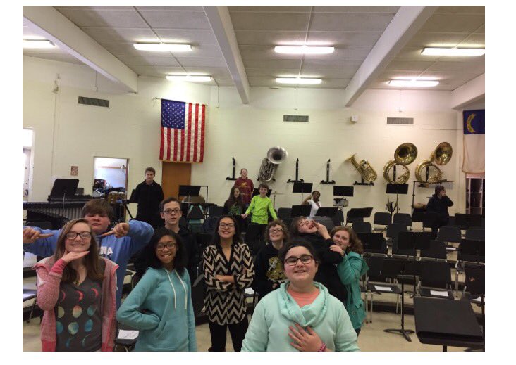 SouthernAMiddle's tweet photo. Congrats to these SMS Ss who participated in all county band performance this past weekend! #samstigerpride https://t.co/I6bQhrg2XK