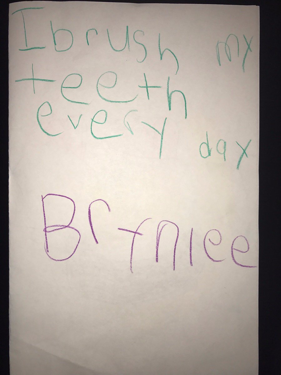 doc_ksu's tweet photo. Some awesome thank you notes from UV kindergarteners.  Who knew floss was so cool.  #UVLearn @SandyRempel @PrincipalPaul https://t.co/IDoYMc3jjG