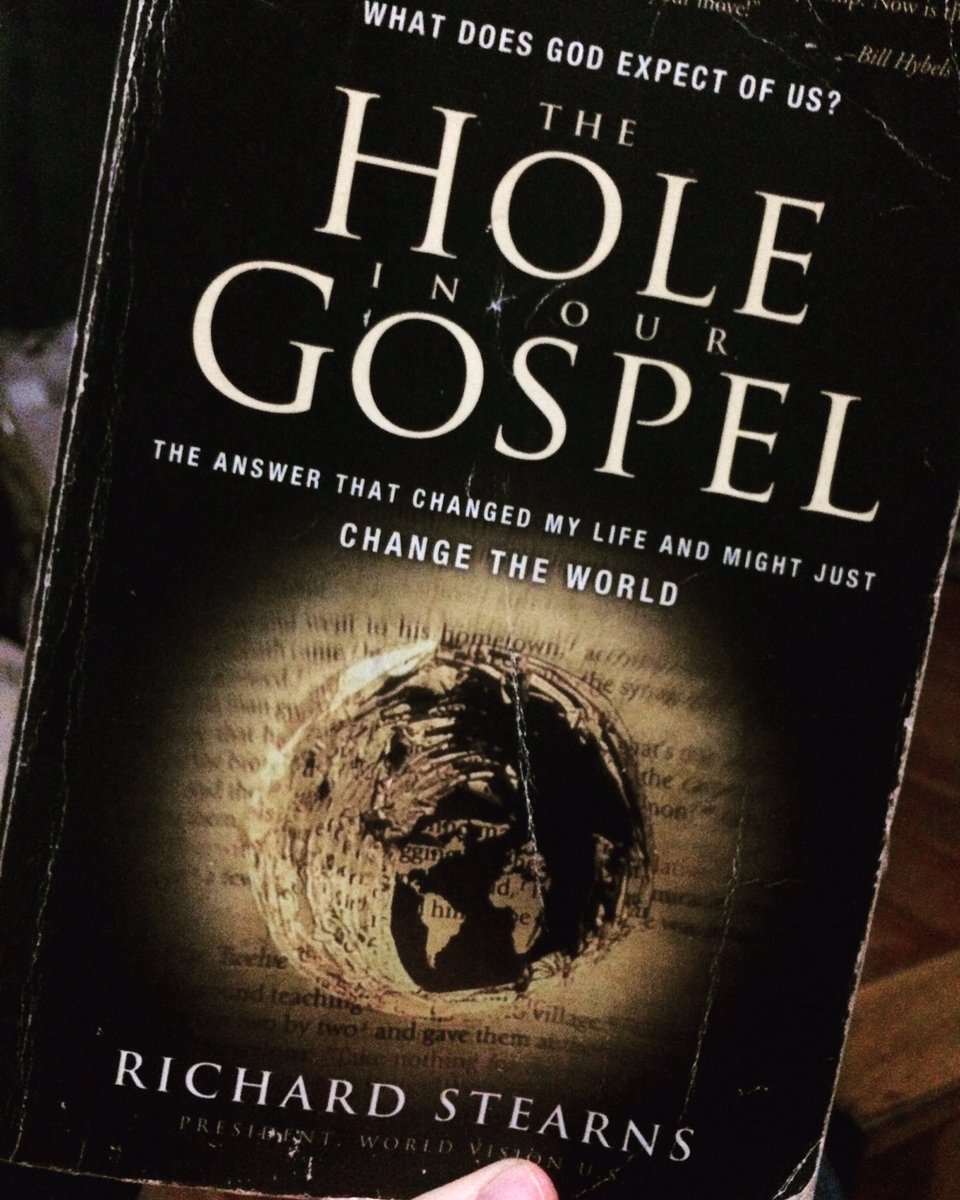 paula_petersen's tweet photo. This book did an internal work in me. It is definitely a must read! The Hole In Our Gospel by Richard Stearns (CEO of World Vision) https://t.co/RWWYbYee7x