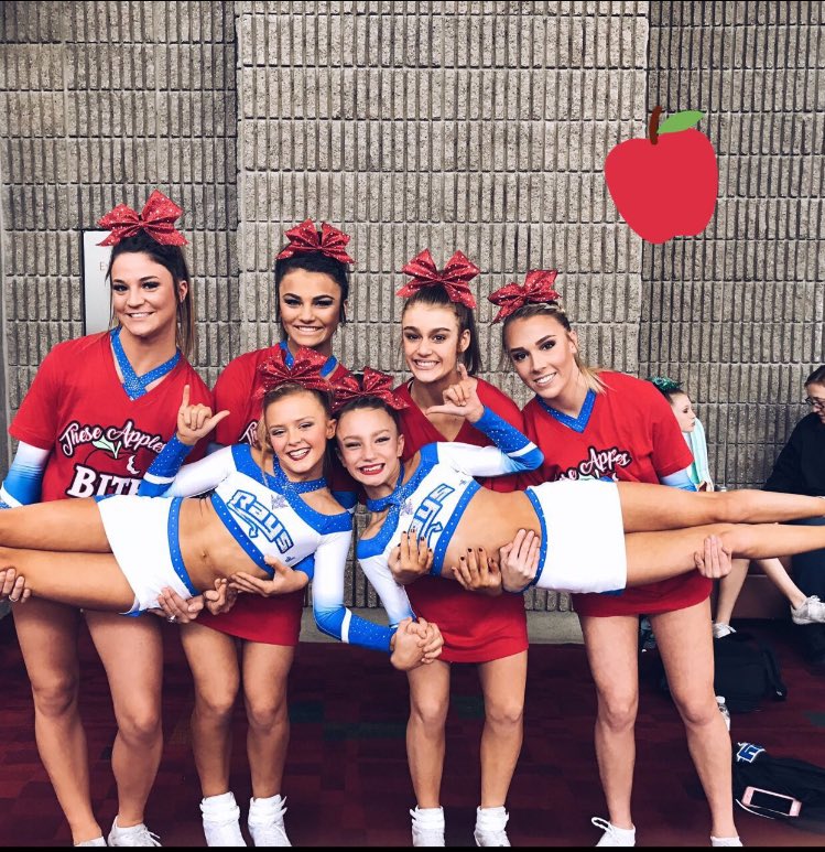 I can't wait to take on Worlds 🌎 with my amazingly talented teammates!! #smallbitesback 😭😍🍎