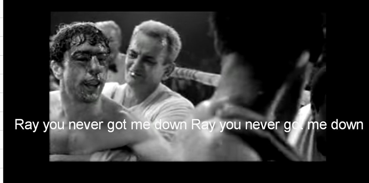 Official Bobby Gunn on Twitter: "Just like the movie Raging Bull Jake  LaMotta said you never got me down Ray.. well. Roy you never got me down  Roy.. https://t.co/C7vFB060UK" / Twitter