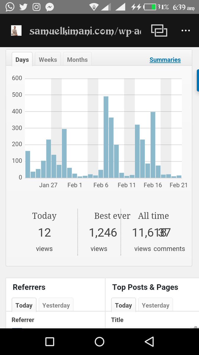 moyahsamuel's tweet photo. Blogging indeed pays
Cc @janetmachuka_ @ItsNjokiKelvin https://t.co/XuWCN3ul0W