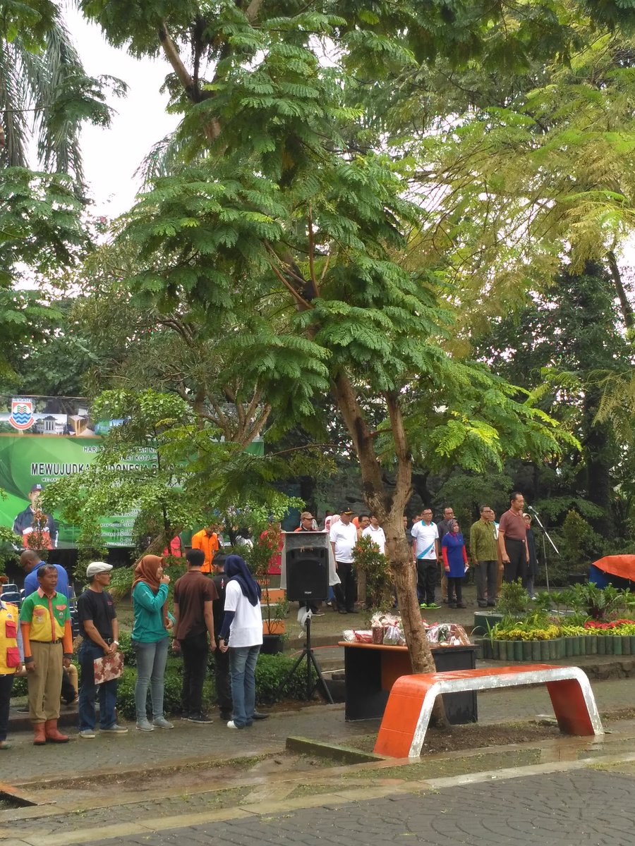 upacara peringatan Hari Peduli Sampah Nasional 2017 bersama Bapak Plt Walikota Cimahi