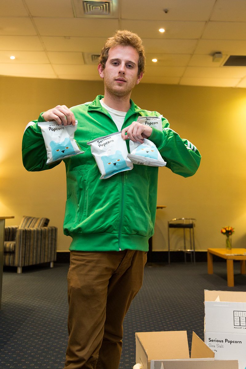 VideoStoreTwit's tweet image. Stacey is celebrating the news of being offically part of @lawebfest for 2017! Retweet to win 3 bags of @serious_popcorn, drawn 10pm NZST