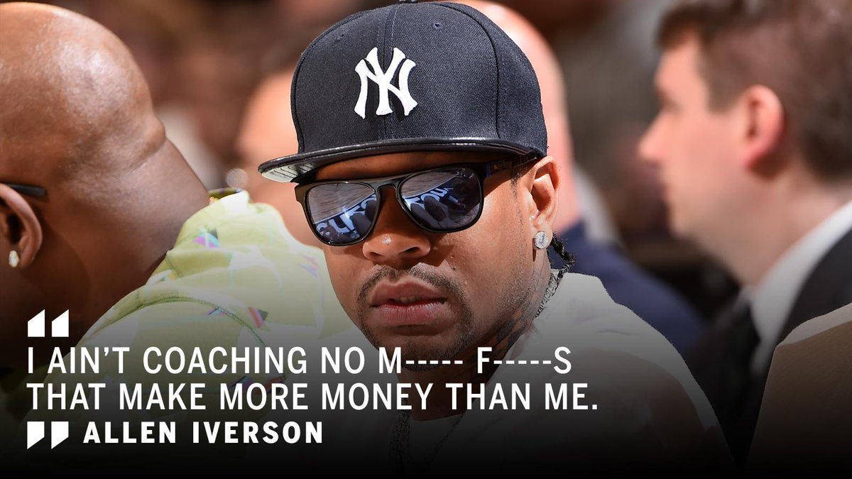 Allen Iverson explains why he won't coach in the NBA. (via TMZ)