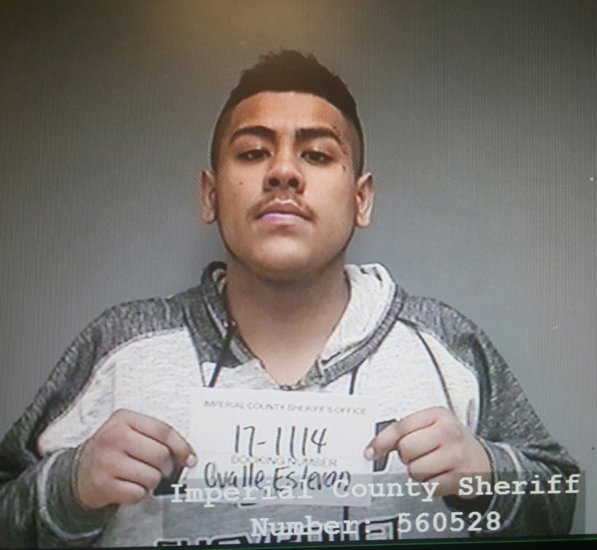 WestmorlandPD's tweet photo. Estevan Ernesto Ovalle from Phoenix AZ. was arrested today for domestic battery.  #imperialcounty https://t.co/6d5ruHszV8