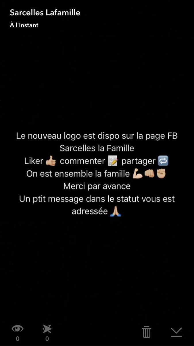 Nouveau logo tshirt Sarcelles la famille à voir en urgence 
facebook.com/sarcelleslafam…