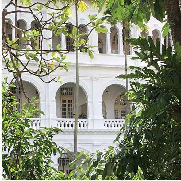 Happy 130th <a href="/RafflesHotelSIN/">Raffles Hotel SIN</a> how wonderful you'll be post-renovation #BucketList #holiday #design #Singapore #palms #luxurytravel #vacation