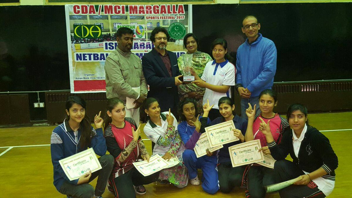 Margalla Festival-2017 Netball Championship held at Hamidi Hall, Pakistan Sports Complex
Islamabad: February 20,2017