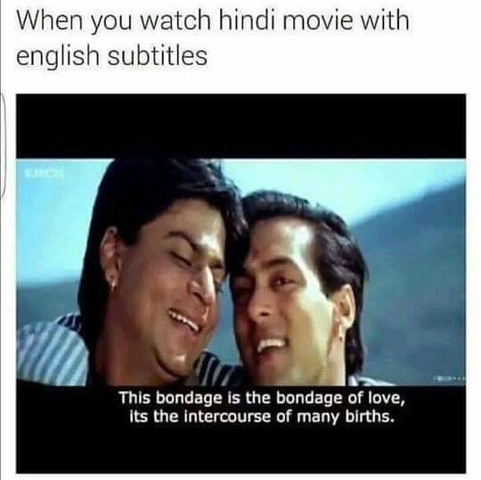 CayfayHQ's tweet photo. #lol 😂😂 #hindimovie #bollywood #film #subtitles #shahrukhkhan #salmankhan #tuesdaymorning … https://t.co/U2YWNxx9c0 https://t.co/HmGHIJDYeH