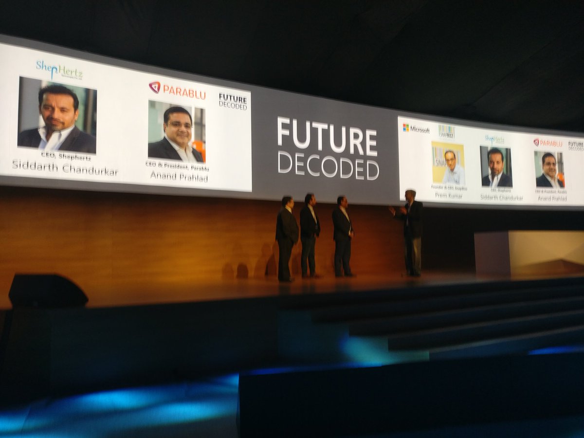 shephertz's tweet image. .@siddharthac at #FutureDecoded: agility n speed is important, we empower enterprises to launch use cases without depending on tech teams.