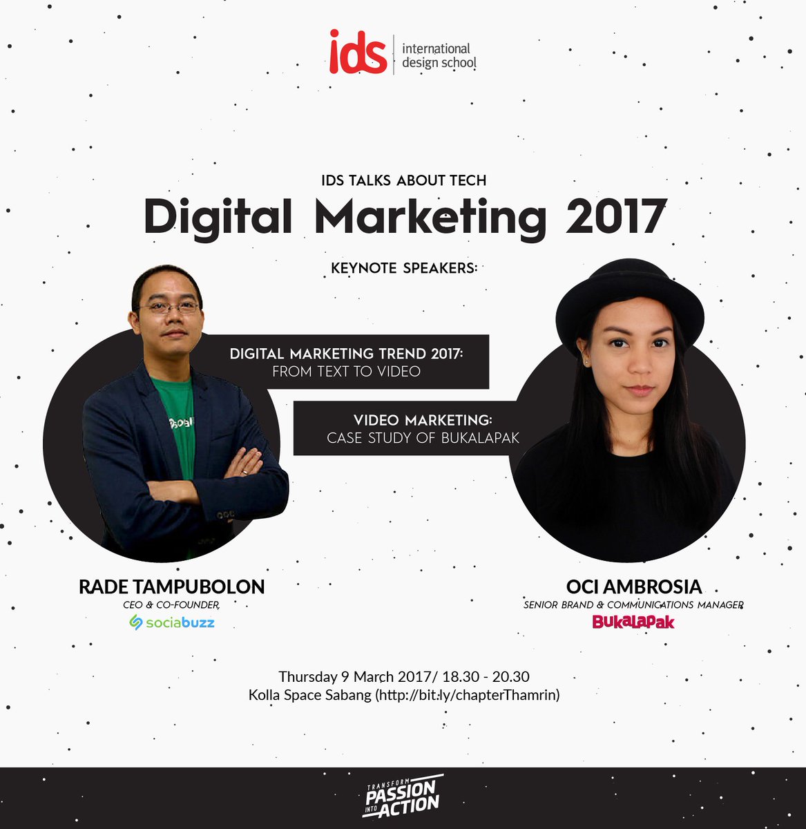 Dateng ke seminar ini untuk kulik lebih dalam dunia Digital Marketing, klik eventbrite.com/e/ids-talks-ab… untuk registrasi. Free and limited seat!