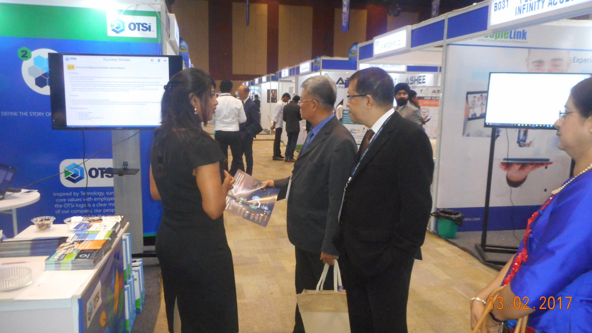 OTSi_India's tweet photo. @OTSi_India cheerfully participated at #Indiasoft2017 IT exhibition during Feb 13-14, 2017 at HIIC, Hyderabad. #tradeshow https://t.co/Y2fgWSZCQ0