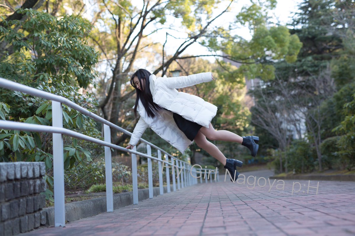 H Ar Twitter 初めての浮遊写真 Performef Tenten 0214 浮遊 浮遊少女 浮女子 浮遊写真 名古屋浮遊少女