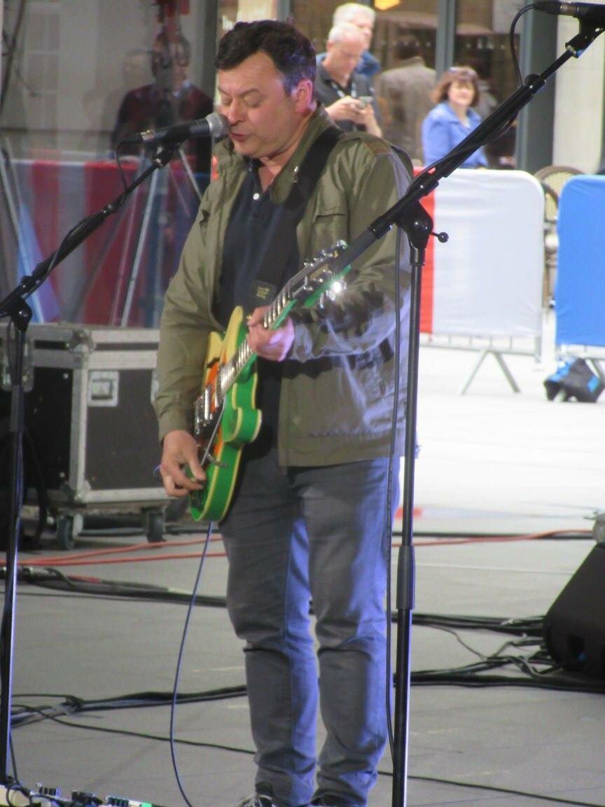 Happy birthday to my favourite Manic, James Dean Bradfield. Photo taken by me at The One Show. 
