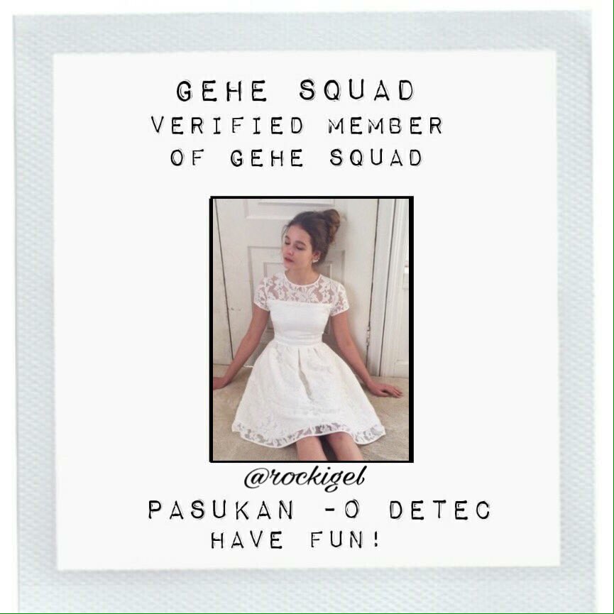 gehesquad's tweet photo. welcome to gehesquad
@rockigel 
dont forget to put "GEHE" on your bio/loc

keep be legug https://t.co/rne7M2vzoy