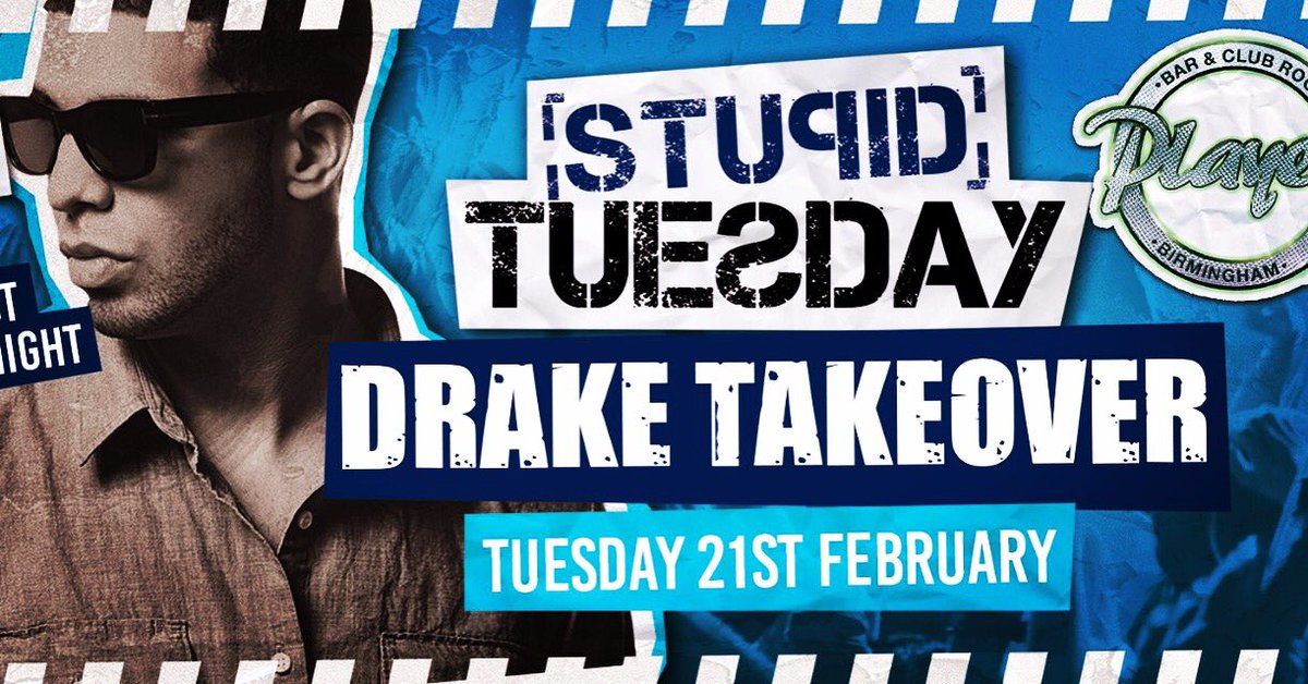 VodbullUK's tweet image. All about the #Drakeover at @PlayersBarBham tonight! Get your tickets now from @fatsoma! #Drake #BoyMeetsWorldTour #Birmingham #Drake