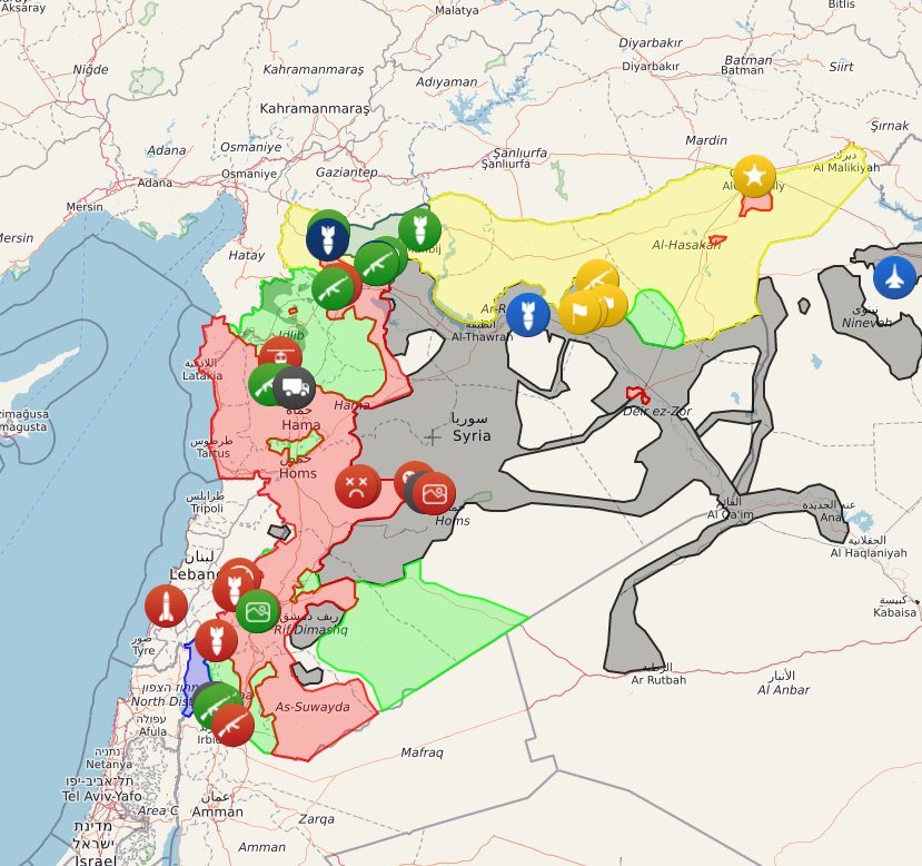 VeritasSecure's tweet image. Live #Syriamap update - syria.liveuamap.com
#Syria #SyriaCrisis #Conflict