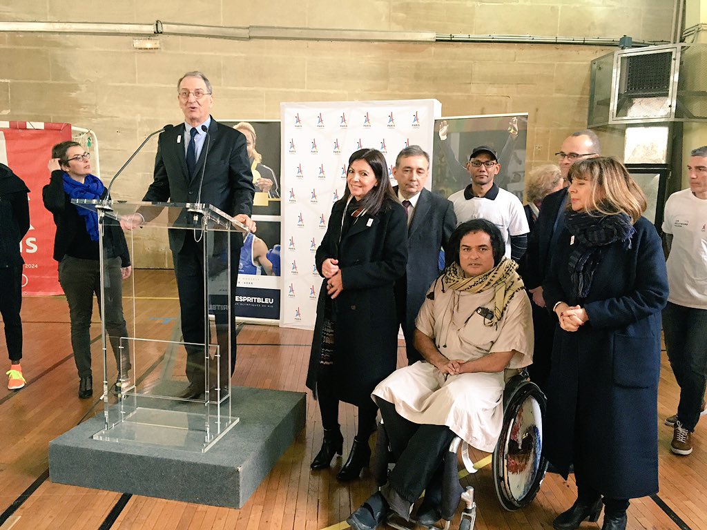 EquipeFRA's tweet photo. "Que le monde éducatif &amp; associatif se rapprochent pour l'amélioration de la performance" D.Masseglia.  #convention #rectorat #Paris #CNOSF https://t.co/THdAlXFLT3