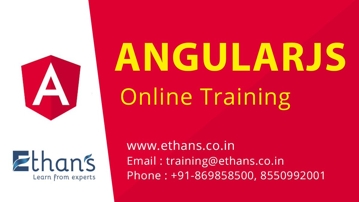 TechEthans's tweet image. Ethans Tech offers exclusive Angularjs Training & certification program in Pune
Call Us: 8698585003
#LearnAngularJS #AngularJSTraining