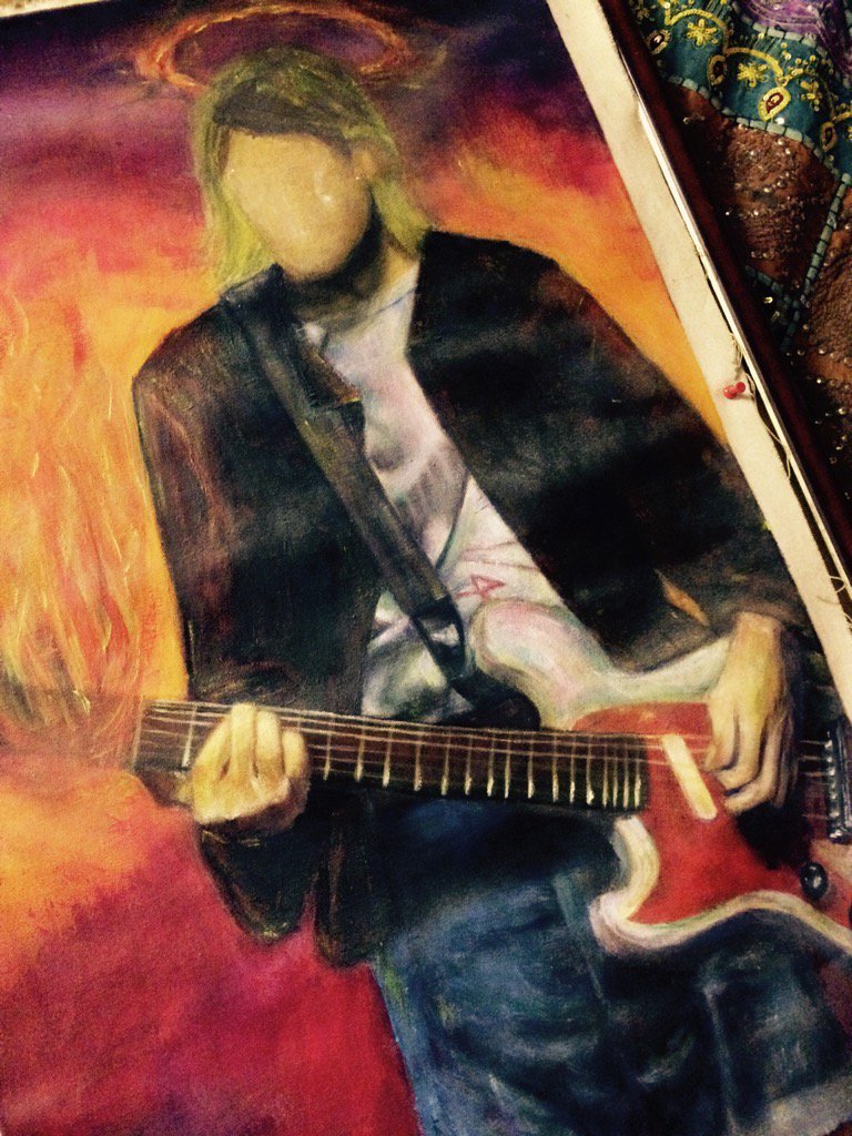 RingchanHk's tweet photo. My painting of Kurt long time ago …

Happy 50 birthday !

#KURTCOBAIN50 #kurt50 #kurtcobain#Nirvana https://t.co/GJ6bMB4foA
