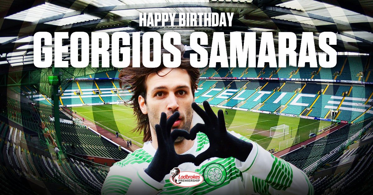 Games: 249
Goals: 74
Trophies:       \"Celtic Park is my home\"

Happy Birthday Georgios Samaras 