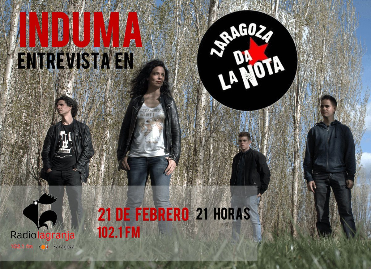 INDUMABAND's tweet photo. ESta noche en la radio!! !  Daremos la nota #zaragoza #aragon #radio #induma #buenosdias https://t.co/RQrtxfLZnu