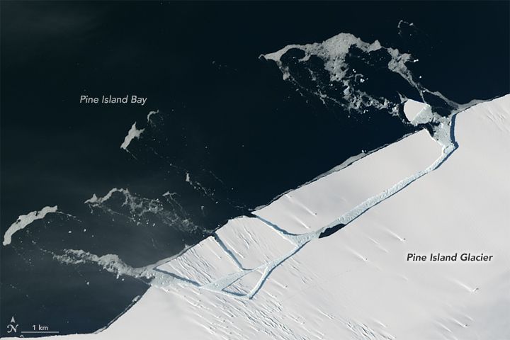 An iceberg the size of Manhattan just broken off of a glacier in Antarctica on.mash.to/2kUGCUr #ActOnClimate