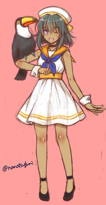 グッズ用ナターリアのラフ🐔 