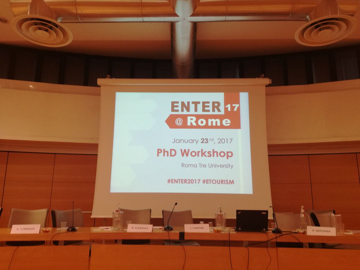 NadzeyaSabatini's tweet photo. #ENTER2017 #PhD #eTourism research proposals are available for free on @IFITTorg! Explore them now &amp; get inspired! https://t.co/uCmeZVq8vv https://t.co/vbYXG2Jrhd