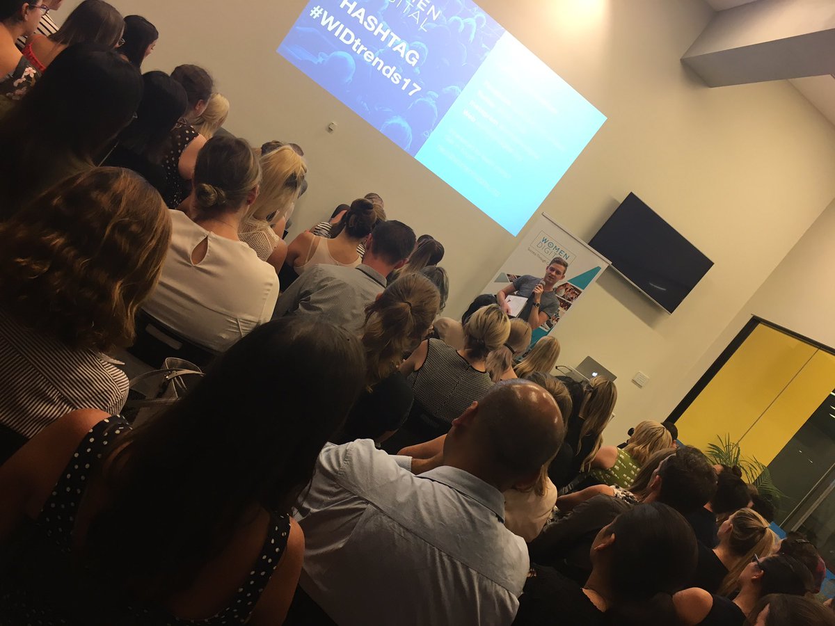 Great to see a full house at the first @WID_AUS event for the year #widtrends17
