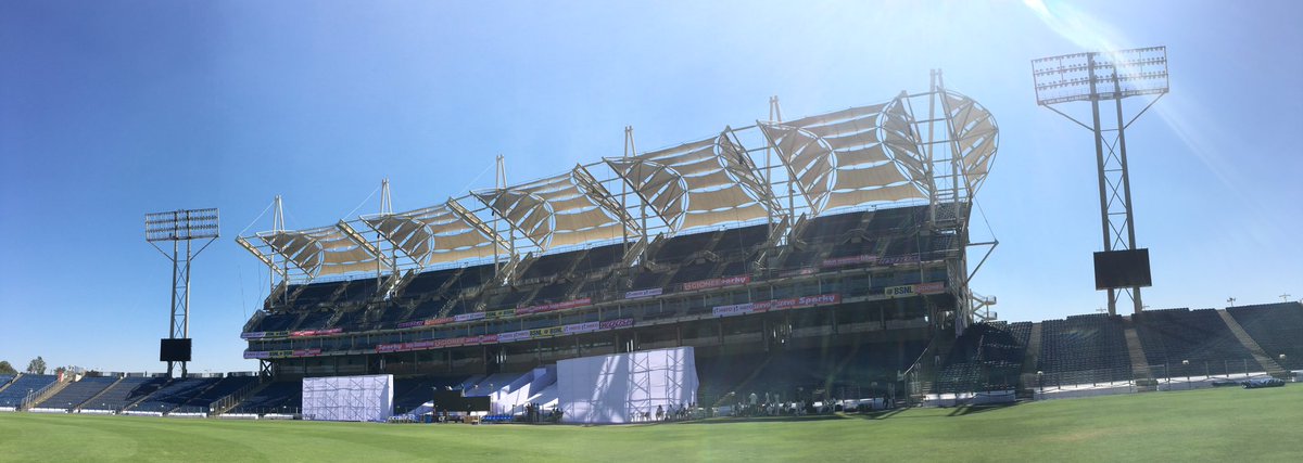 Hello Pune! Hot and how. All set for a hard day's training #INDvAUS #TeamIndia