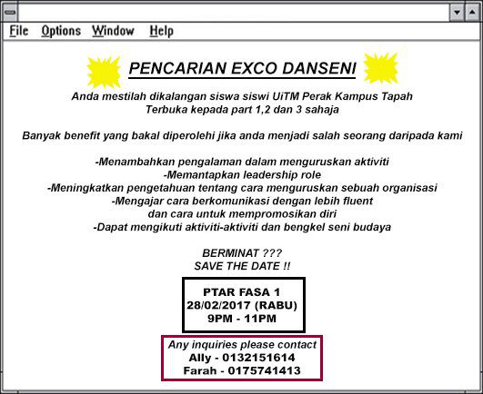 dansenitapah's tweet photo. Hello! DANSENI is looking for new excos 🔎👀🔍 Join Us Now and See You There 👋👋👋👋 https://t.co/zliJGaxamB