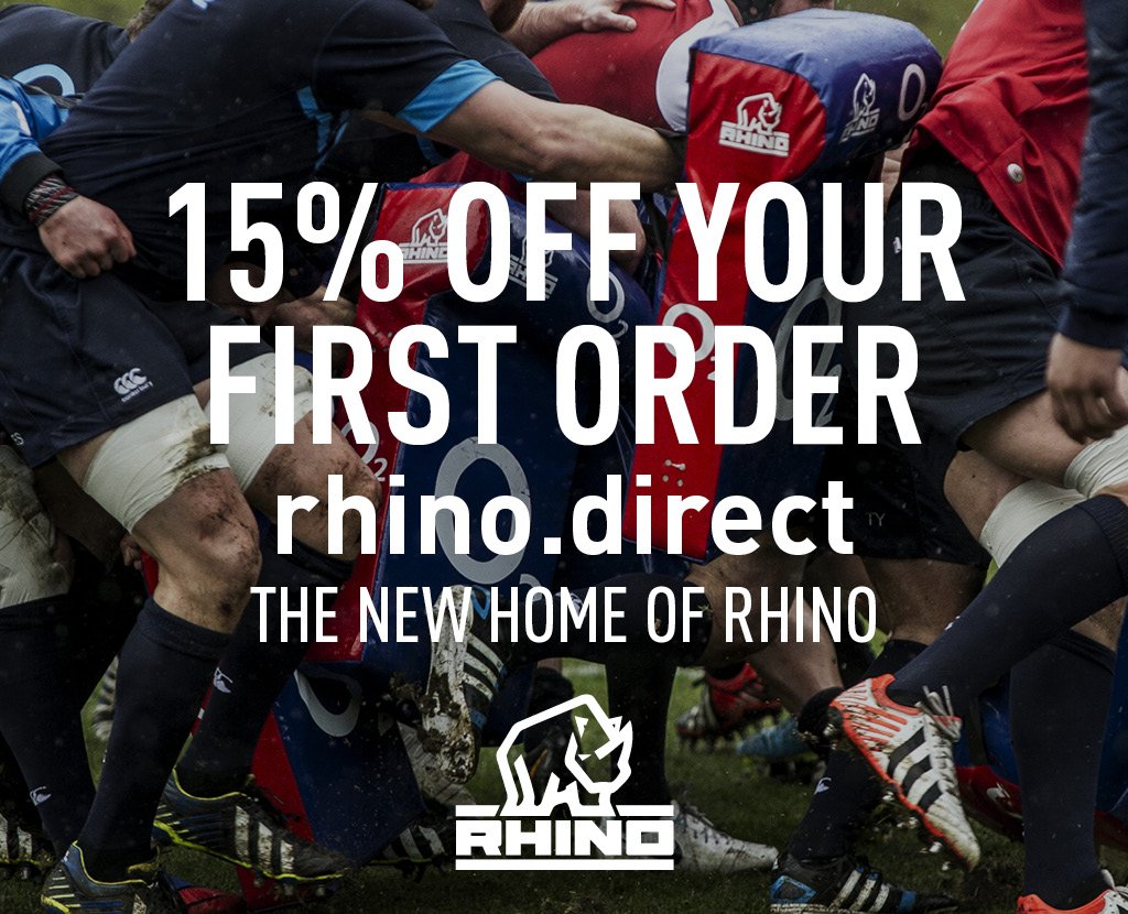 Rhino_Sport's tweet photo. From tackle shields to teamwear, @lionsofficial training balls or @PRO12rugby matchballs, 15% off your first https://t.co/8Nn9DGXnea order https://t.co/5SuhGG4bvh