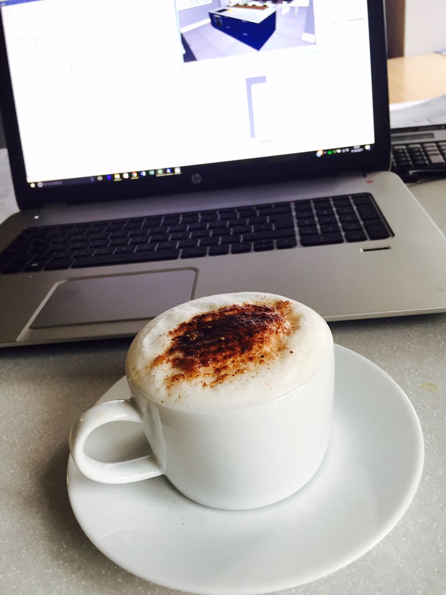 ulmokitchen's tweet photo. How the day should start, a perfect #coffee  Thank you Jenny. Now better get designing those #rempp #kitchens https://t.co/LqZYZ79igd
