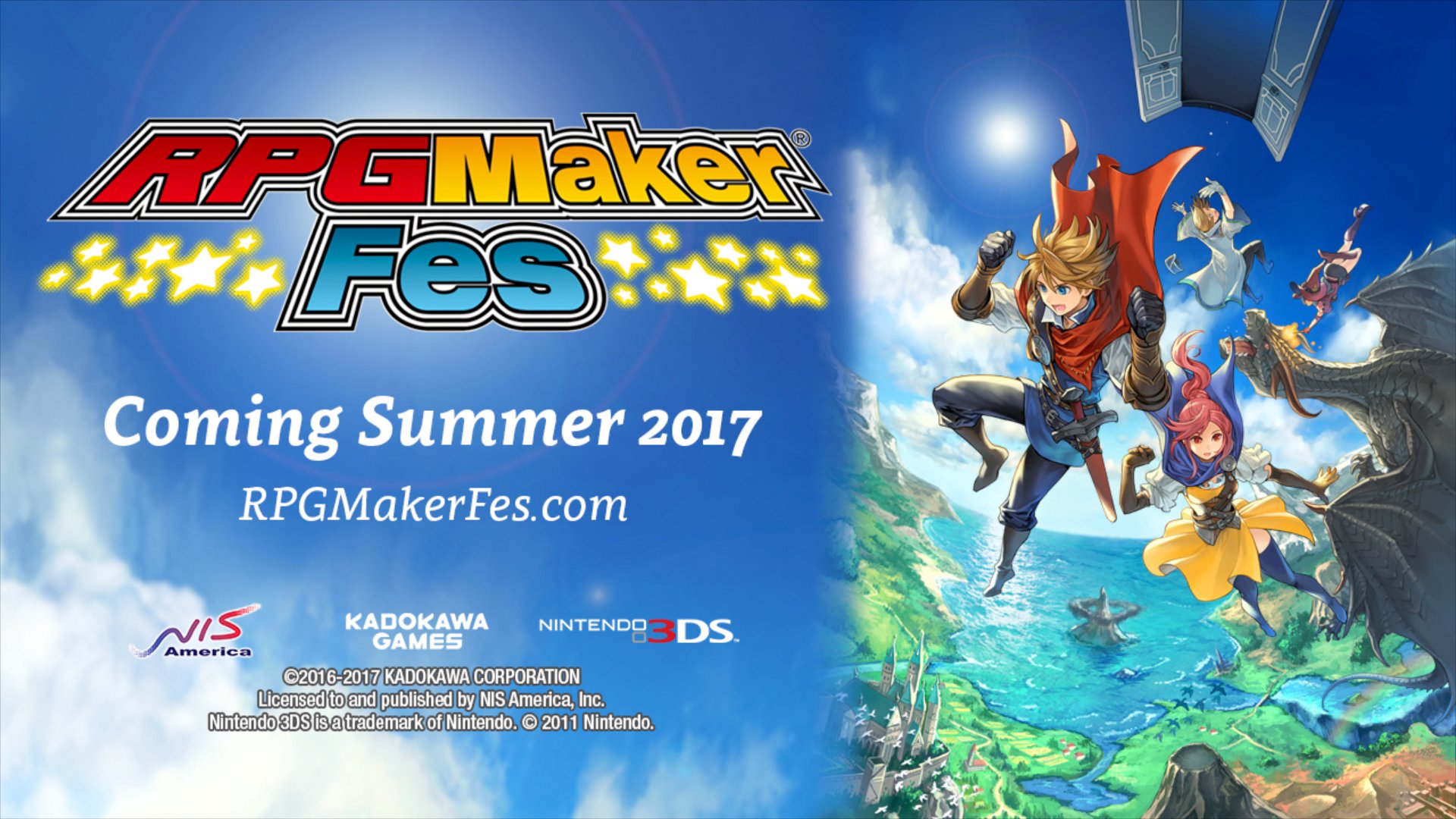 Nintendo of Europe on Twitter: "RPG Maker Fes is coming to Nintendo #3DS summer 2017! any RPG you can imagine! https://t.co/LsK09wXlsb" / Twitter