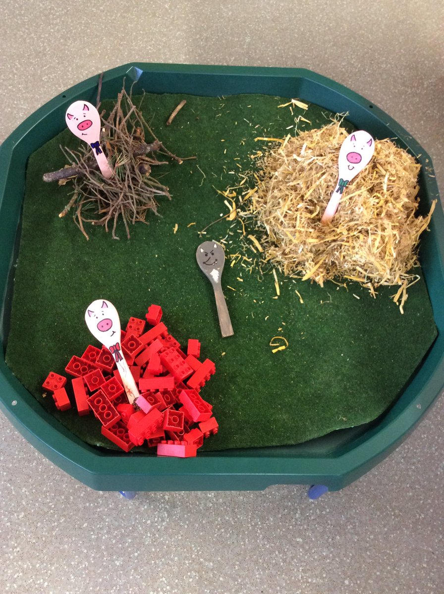 fochabernursery's tweet photo. Exploring the story of the 3 little pigs at nursery 🐷 https://t.co/mrW8qpXSws