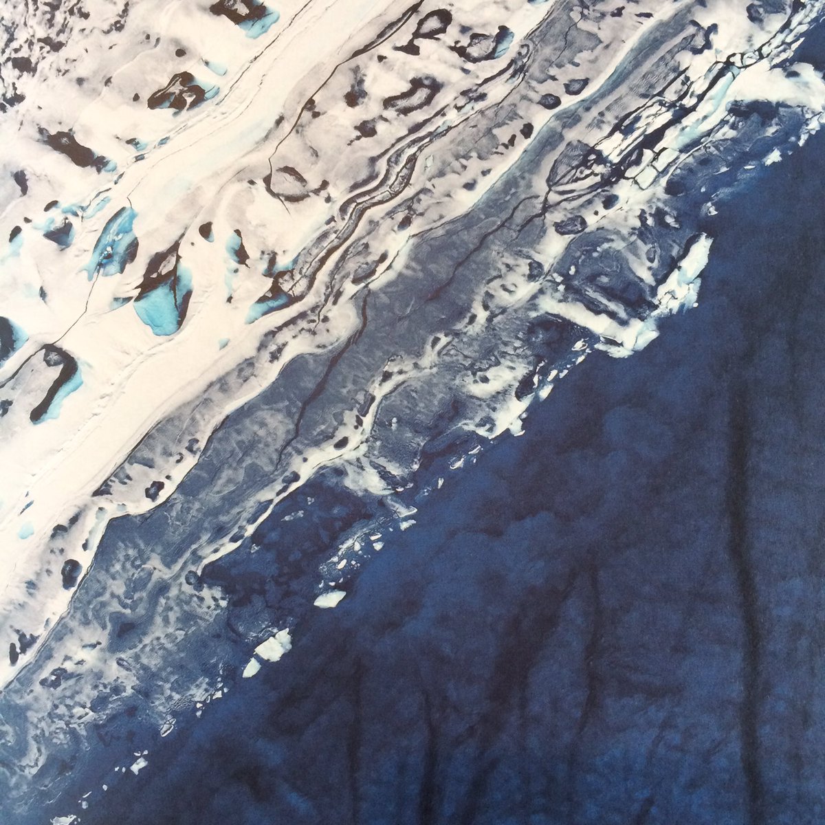Evolutionprint's tweet photo. THAW #6 by #TimoLieber, showing at @thaw2017 at @bonhams1793 'till the 23rd 240x240 36pp catalogue design by @small_back_room #ClimateChange https://t.co/6BRYkdKBh4